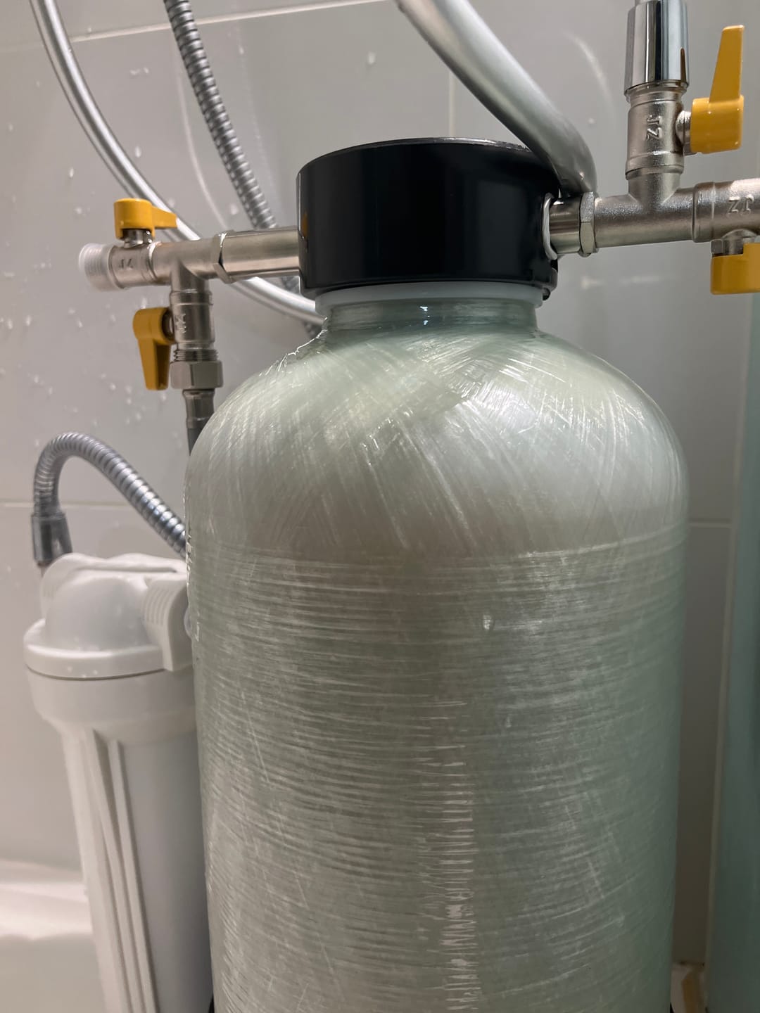 Customer photo review of Shower Water Softener System for Hard Water