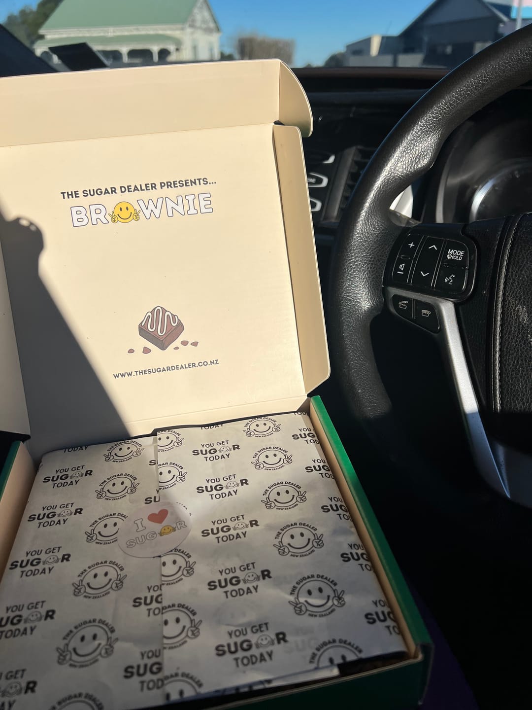Customer photo review of Almost naked brownie