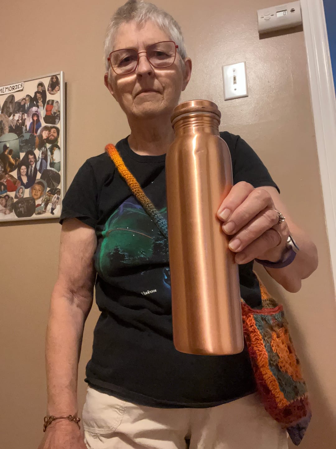 Customer photo review of Special Edition Plain Copper Water Bottle | Smooth Matte Finish for Pure Hydration