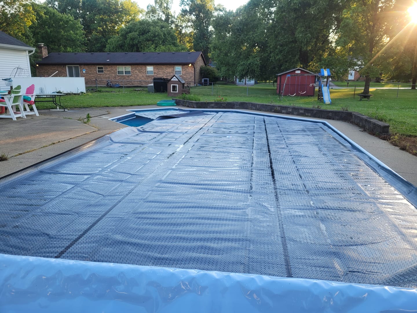 Customer photo review of GeoBubble EnergyGuard™ Award-Winning Solar Pool Cover - The Best Cover For Heating While Inhibiting Algae
