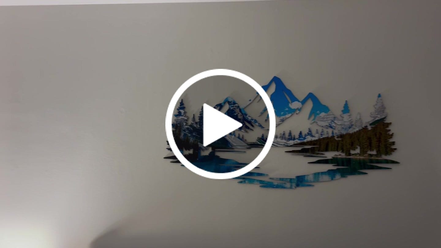 Customer video review of Banff National Park Printed Wall Art