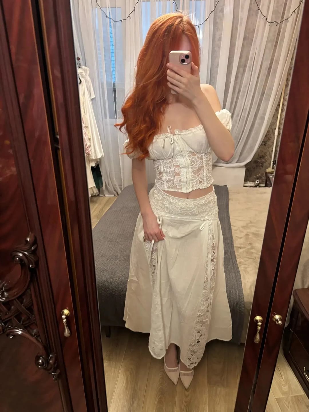 Customer photo review of Keila Bralette Maxi Skirt Set