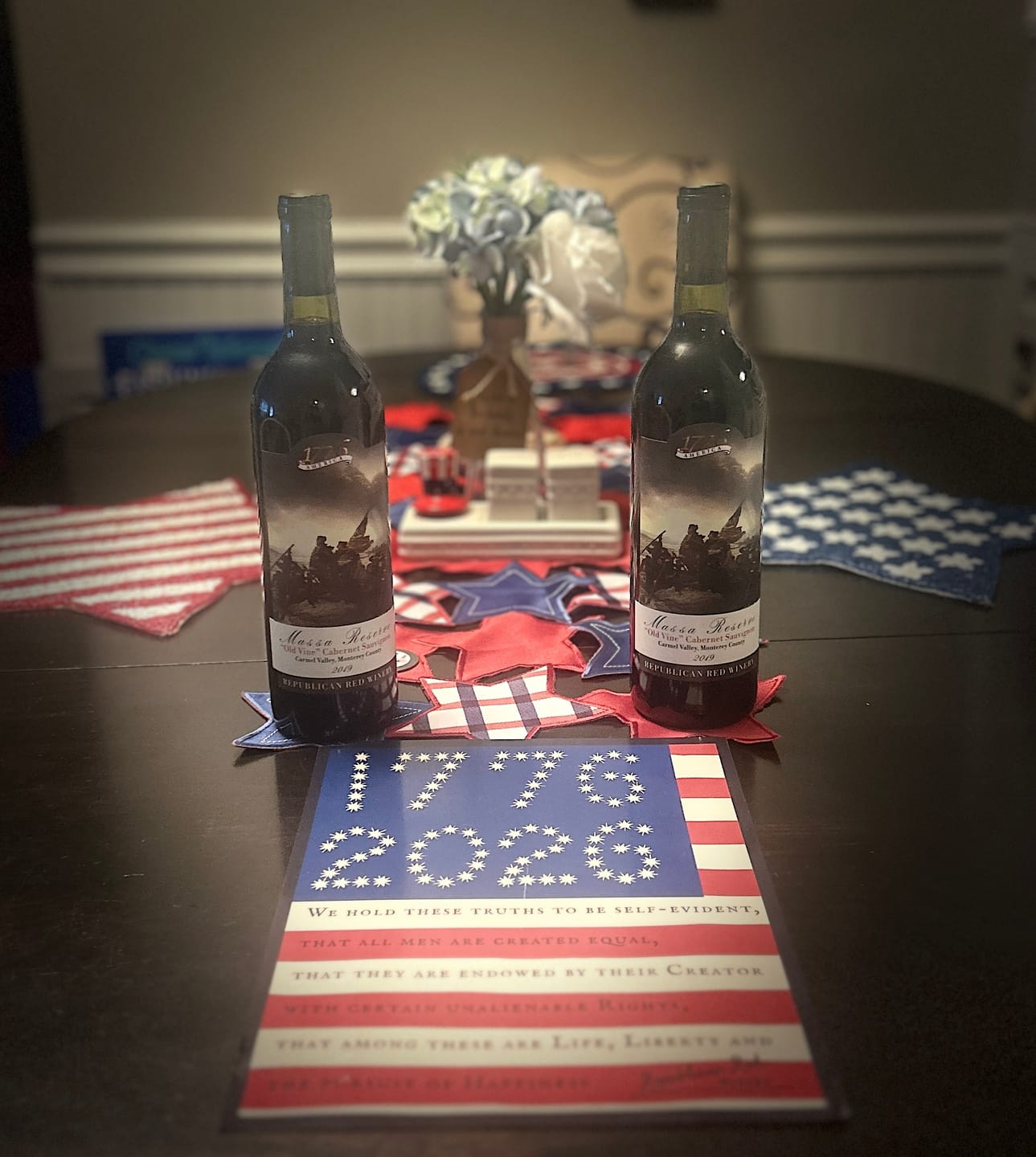 Customer photo review of 'Washington Crossing' - Old Vine Cabernet Sauvignon