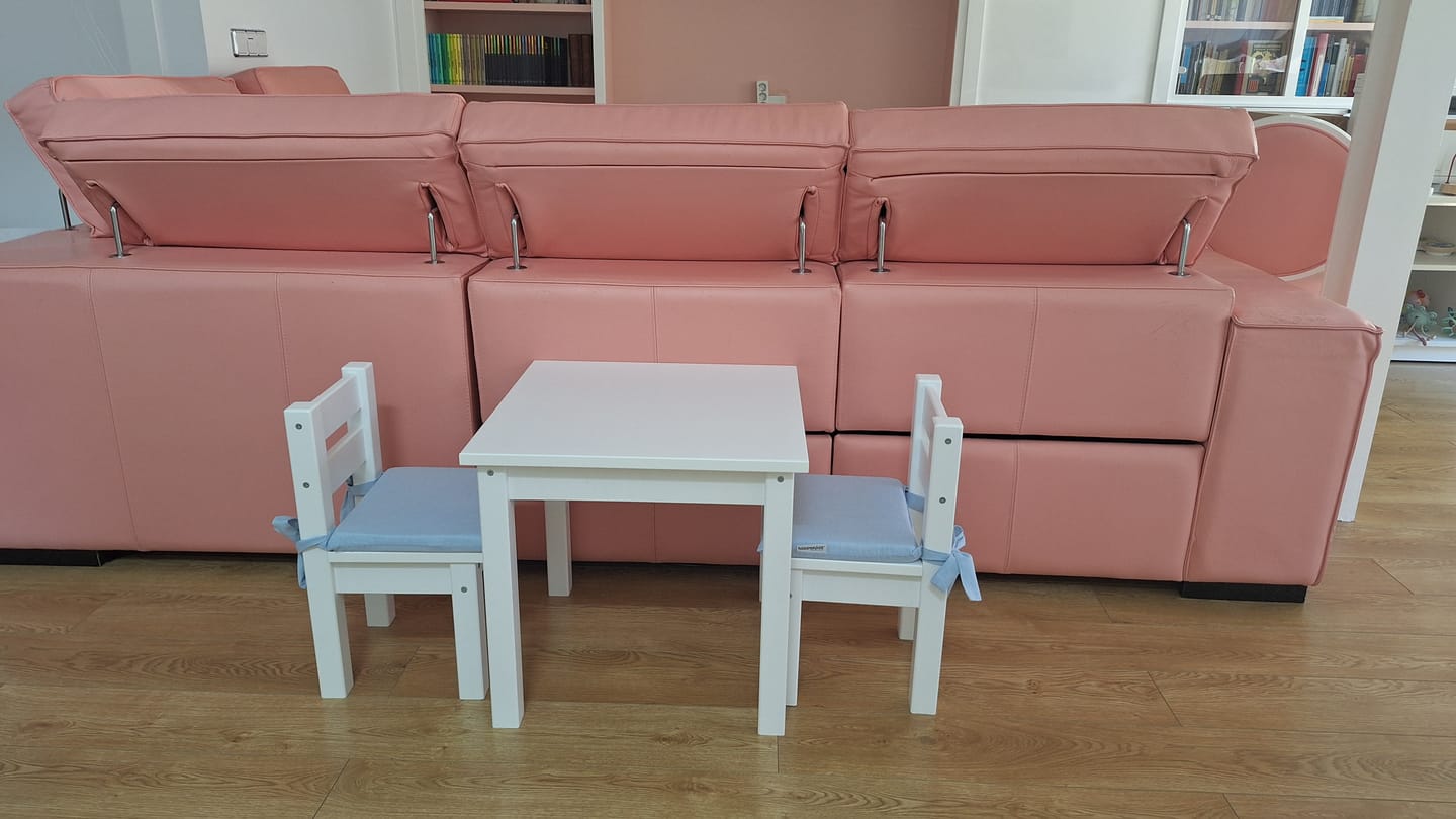 Customer photo review of BUNDLE MADS Bord og to stole