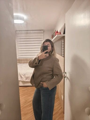 Customer photo review of Beatrice Spring Travel Blazer