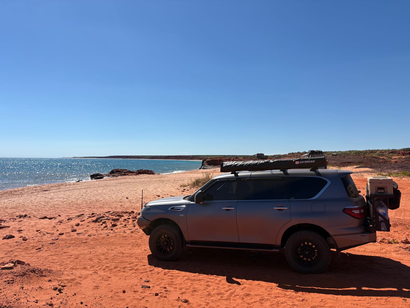 Customer photo review of OPENROAD 180 Free Standing Awning