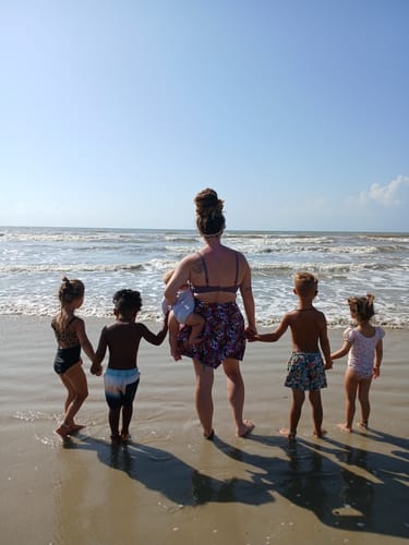 Customer photo review of Retro Swim Skirt