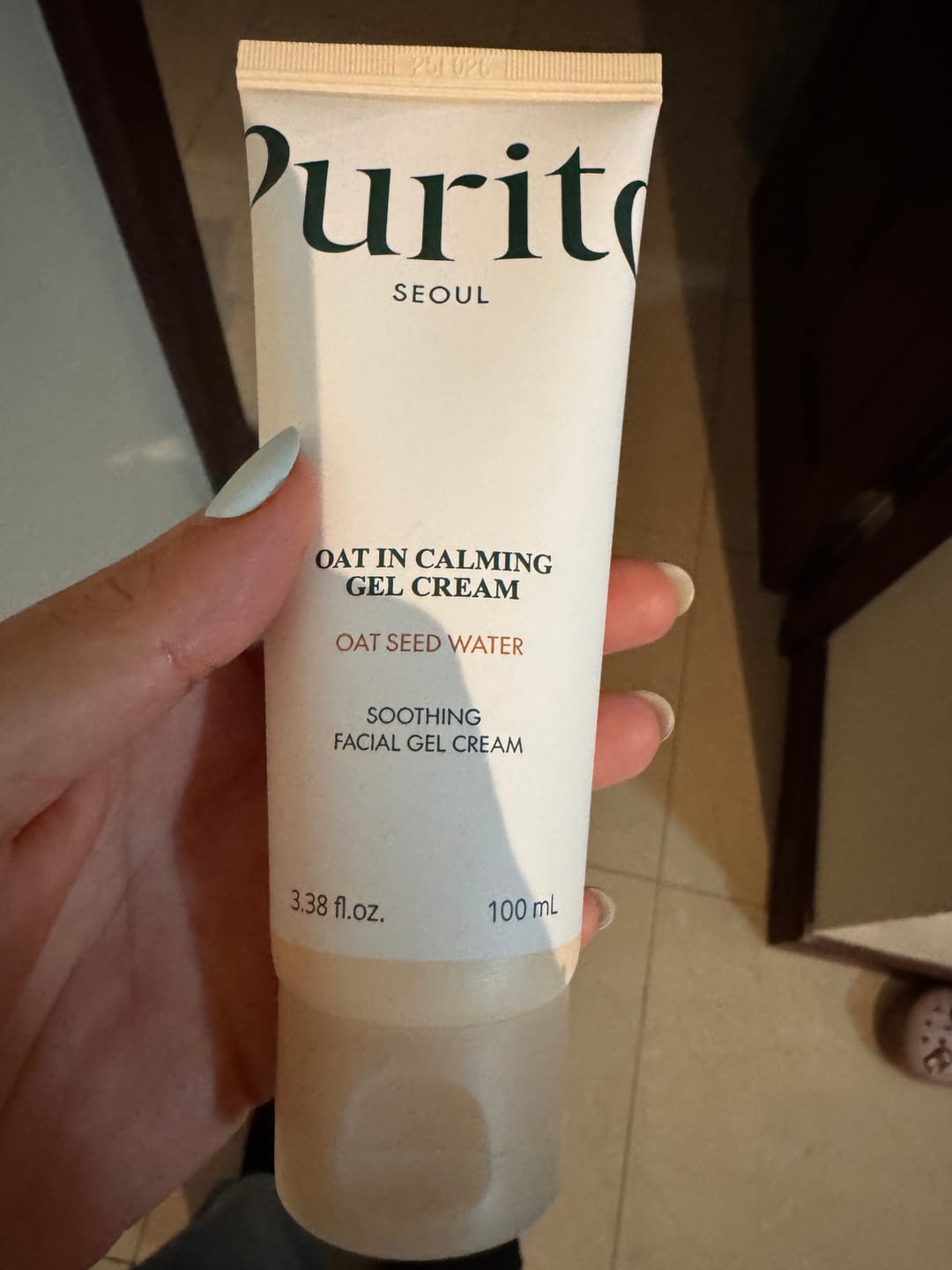 Customer photo review of Oat-in Calming Gel Cream
