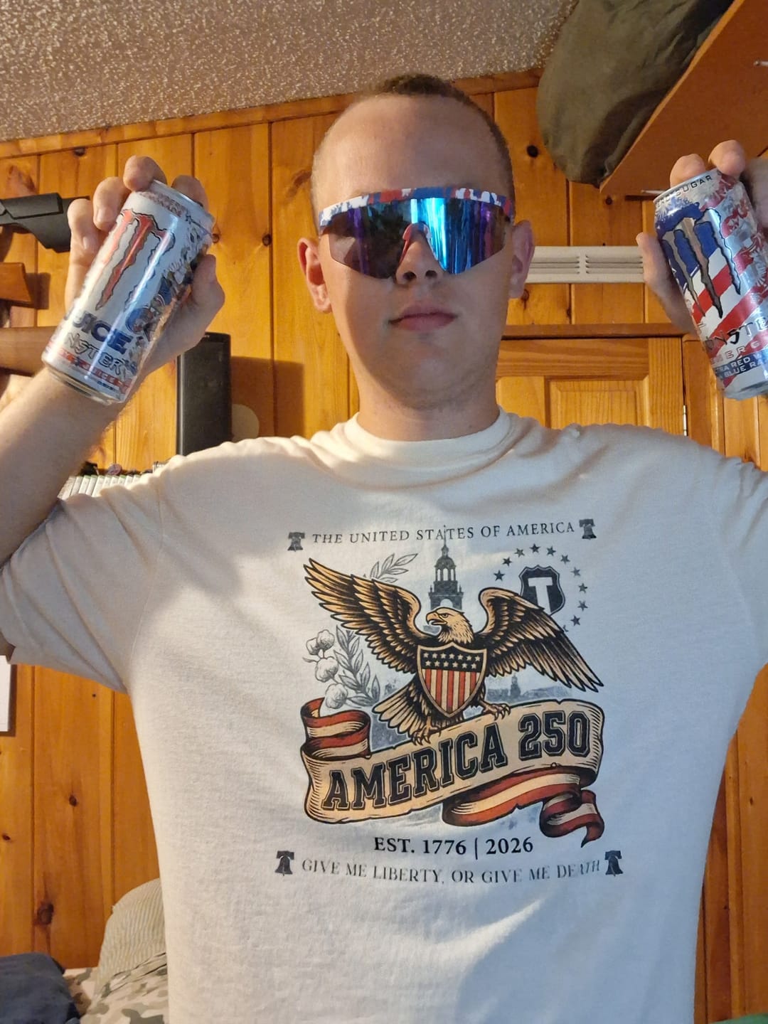 Customer photo review of American T-shirt