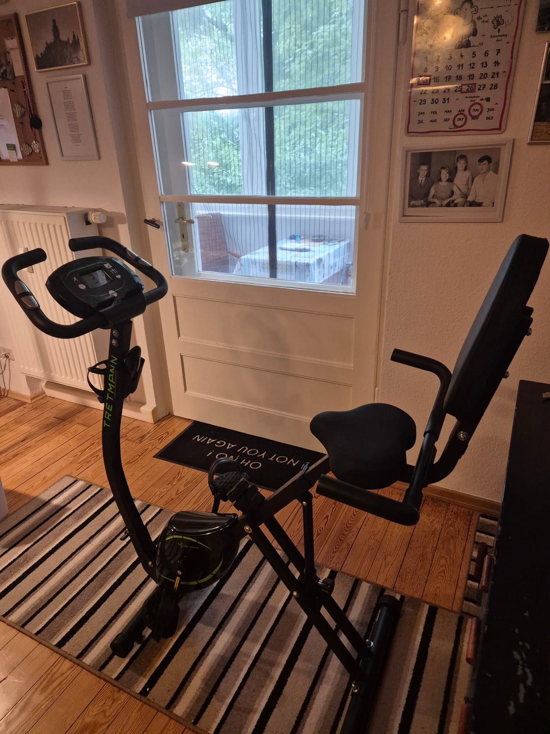 Customer photo review of Tretmann RIDE- Heimtrainer mit tiefem Einstieg