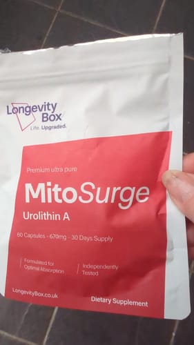 Customer photo review of MitoSurge Urolithin A Supplement