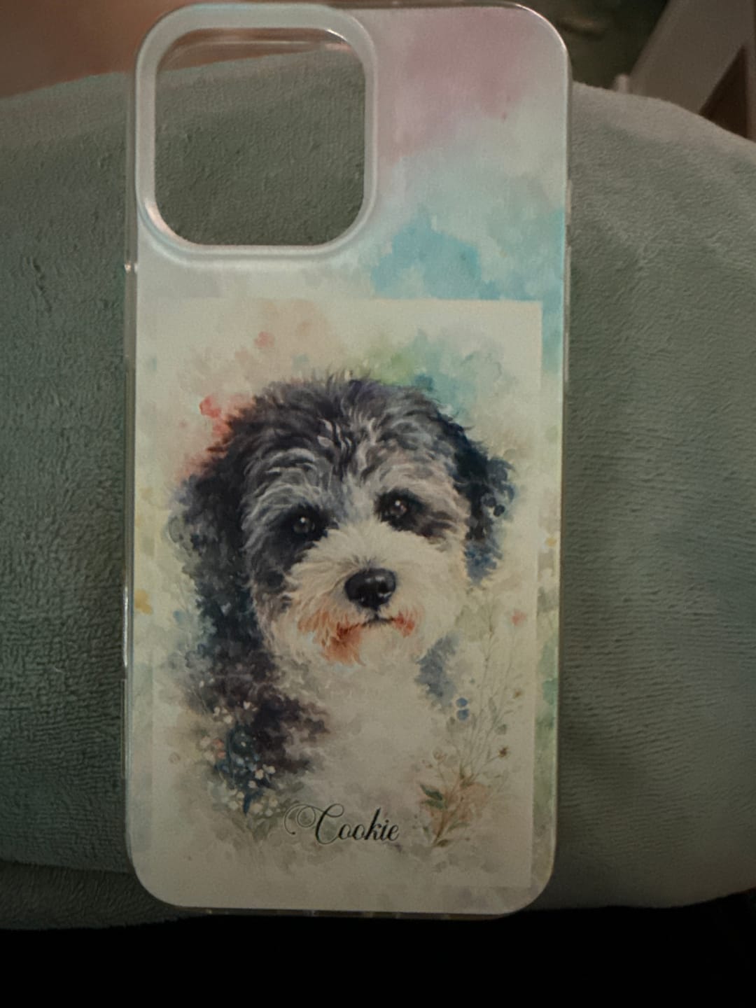Customer photo review of Personalisierte Handyhülle - Aquarell