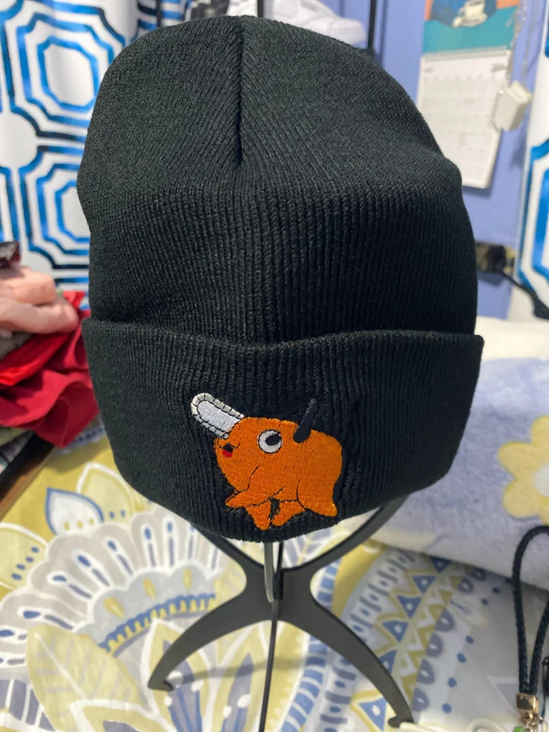 Customer photo review of Chainsaw Man Pochita Beanie