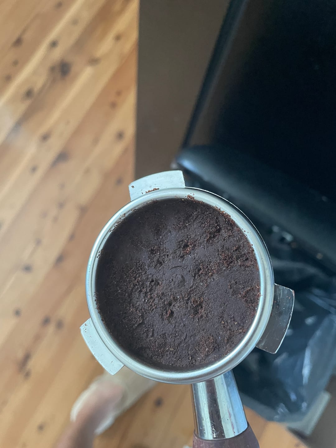 Customer photo review of High Diffusion Espresso Shower Screen - Breville