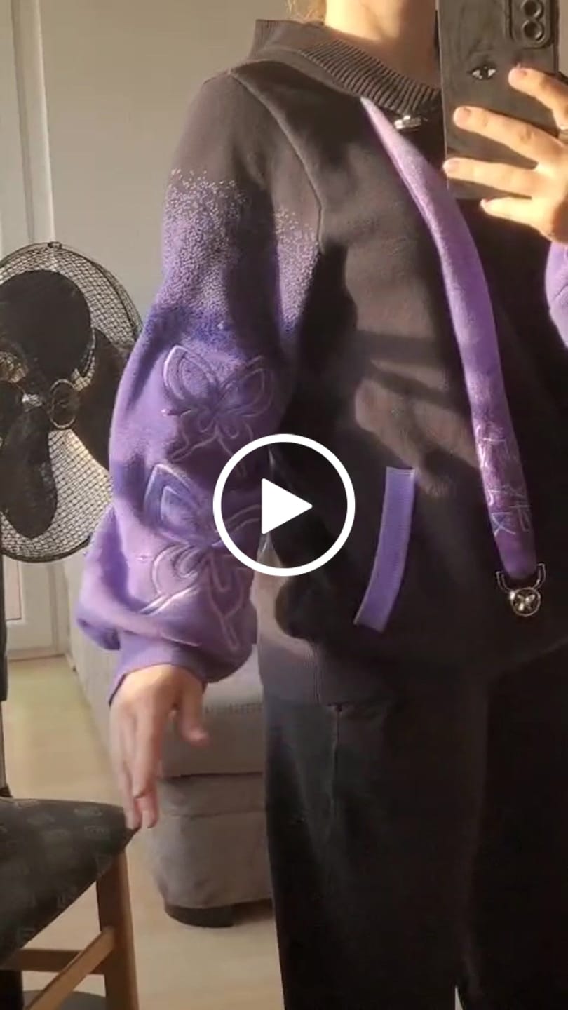 Customer video review of Lethal Butterfly Zipper Hoodie Preoder