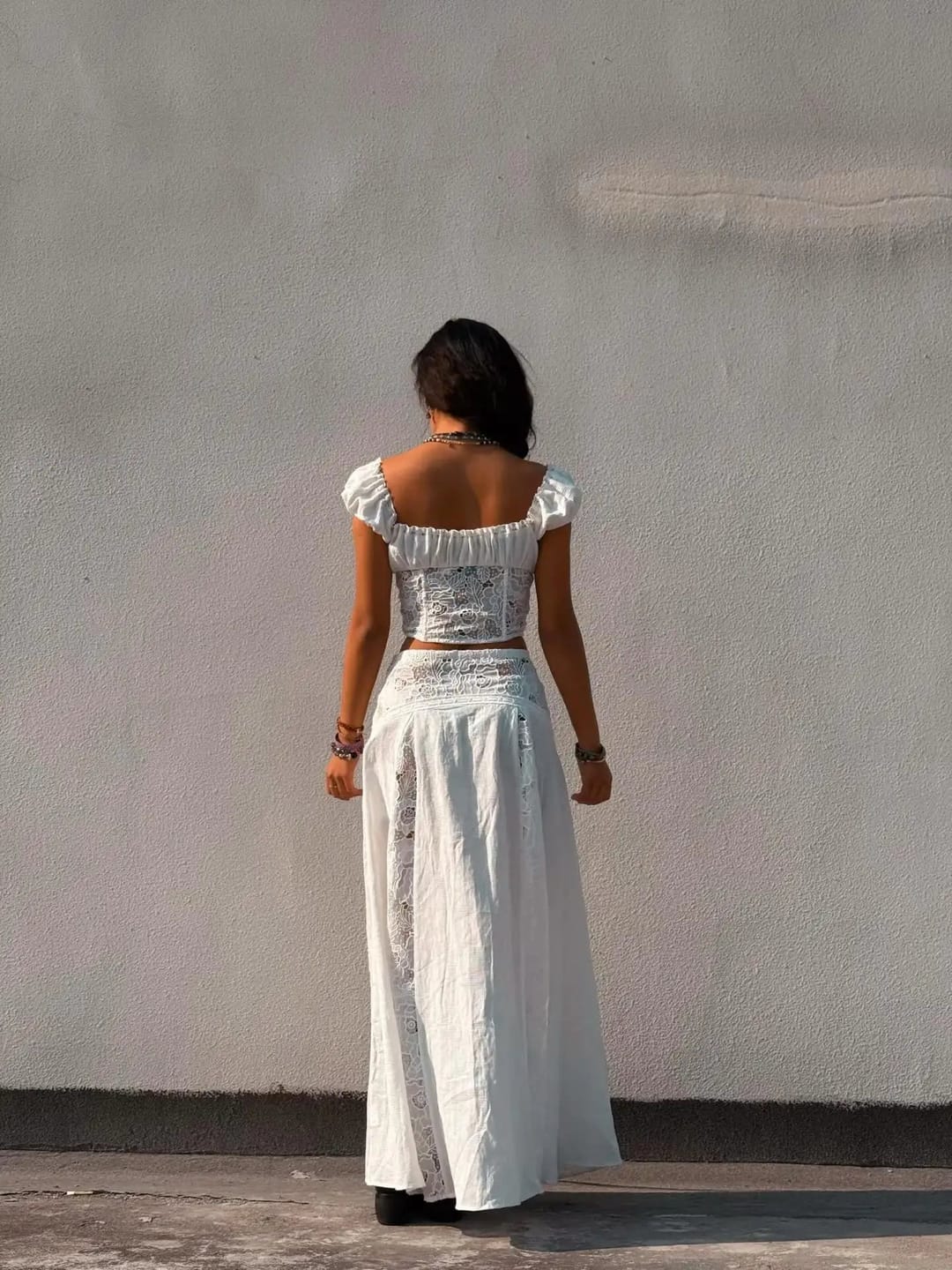 Customer photo review of Keila Bralette Maxi Skirt Set