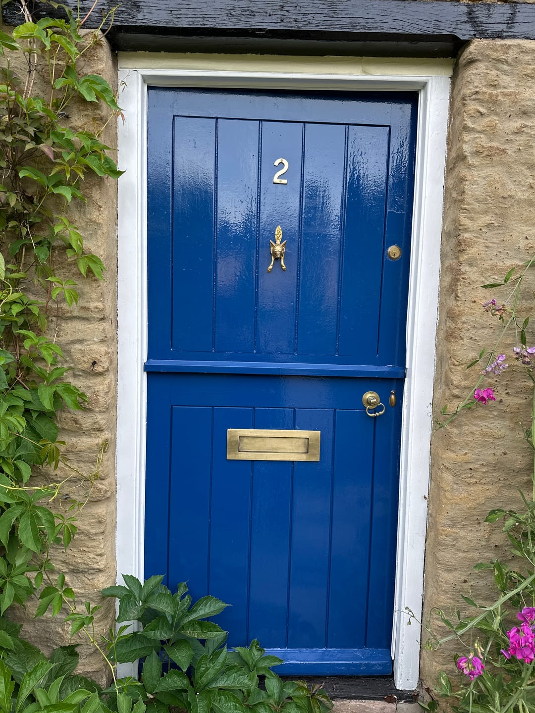Customer photo review of Fox Door Knocker | Solid Brass
