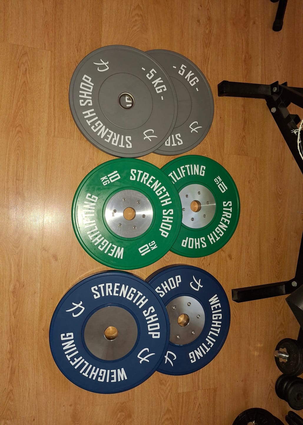 Customer photo review of Competition Olympic Bumper Plates V1