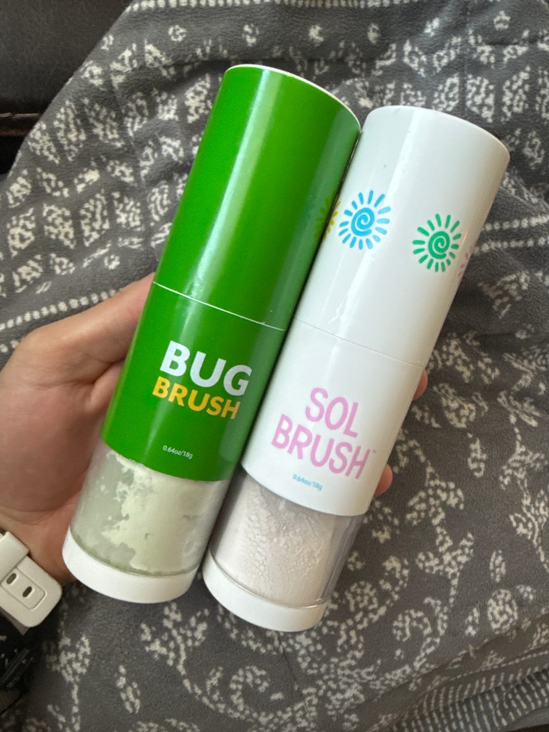 Customer photo review of Sol Brush SPF 50