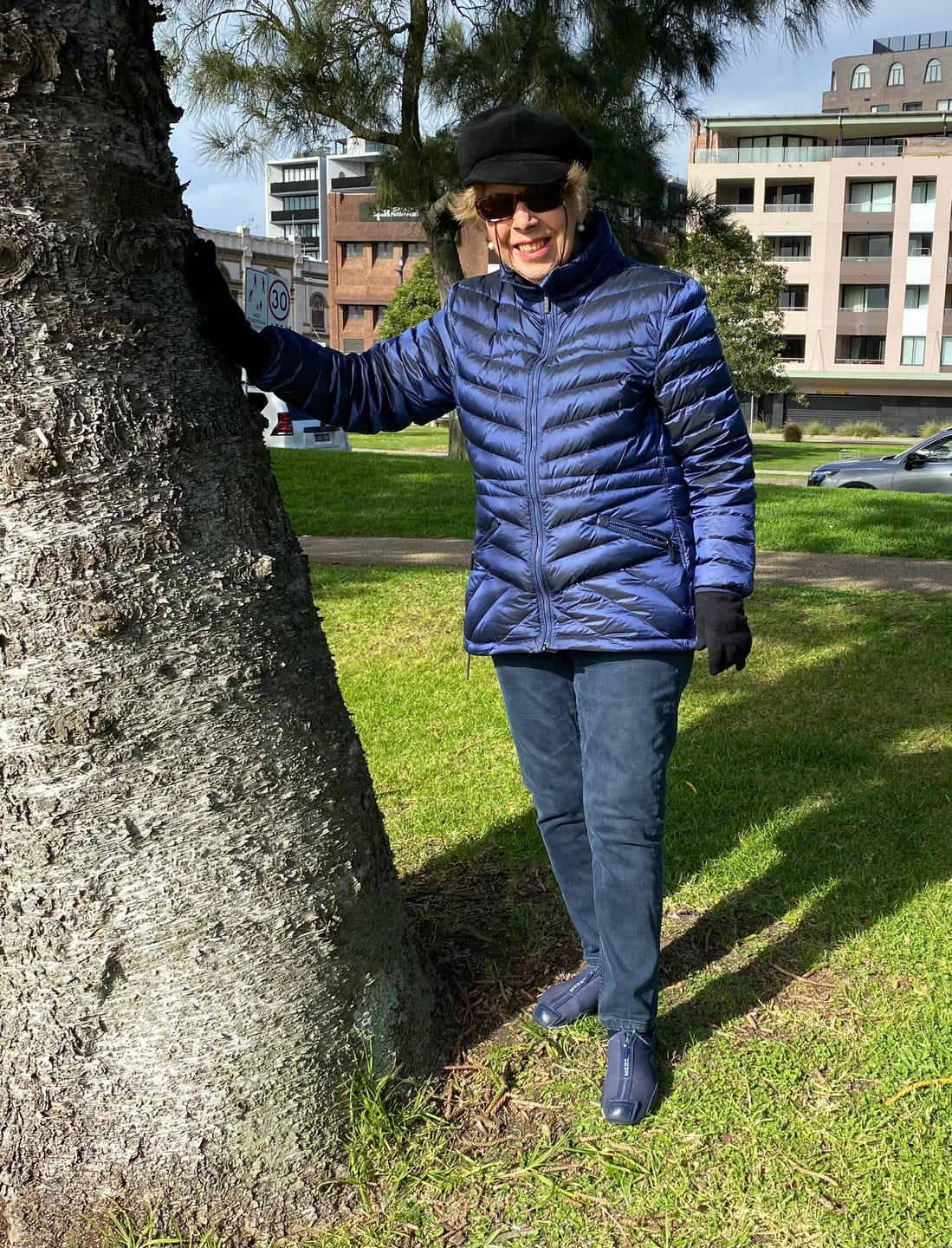 Customer photo review of Cushla Packable Puffer Down Jacket - Moonlight