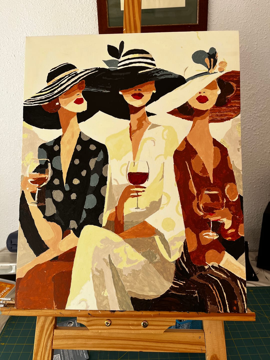 Customer photo review of Wine time | Paint by Number