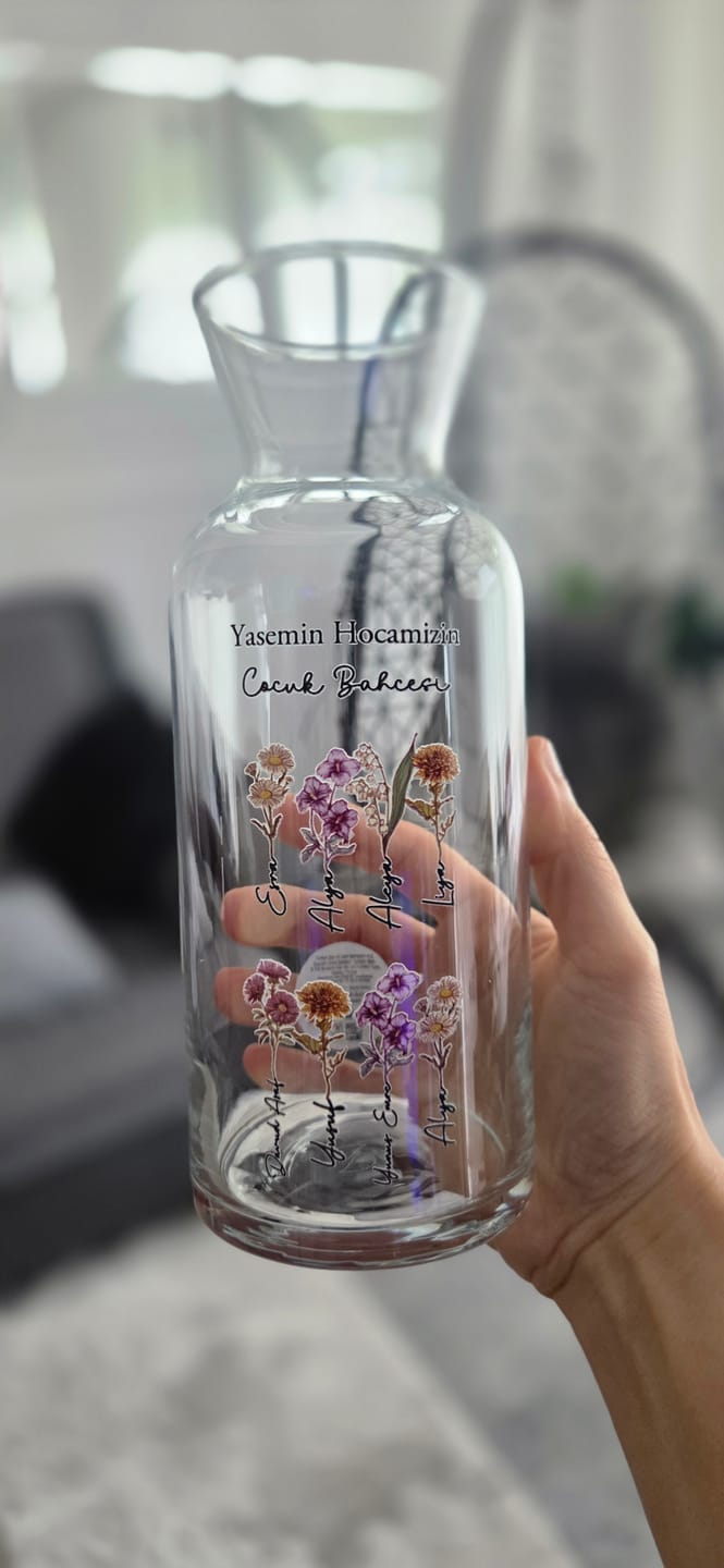 Customer photo review of Mamas Garten - Personalisierte Vase mit Namen und Blumen für Mama und Oma