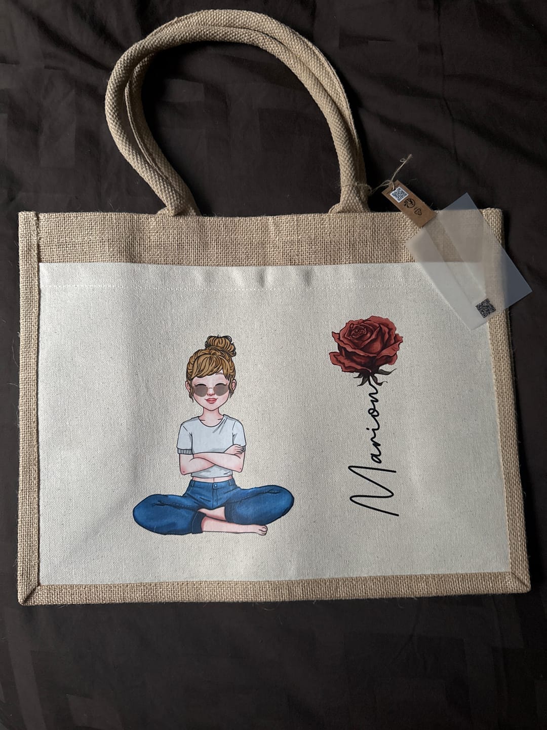 Customer photo review of Summervibes - Personalisierte Tasche für den Strand