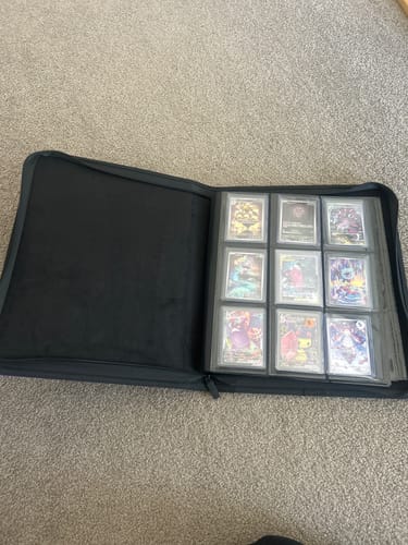 Customer photo review of Purple Evil - Toploader Trading Card Binder
