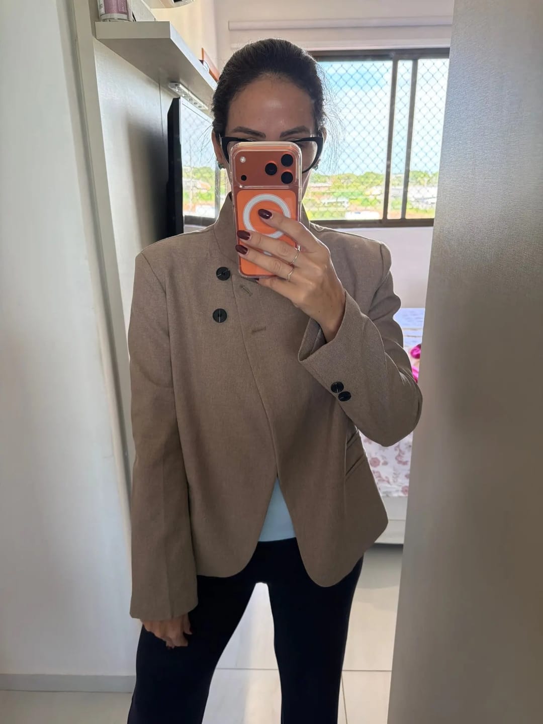Customer photo review of Beatrice Spring Travel Blazer