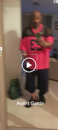 Customer video review of Men's Number Print Sheer Lace Patchwork Short Sleeve T-Shirt SKUL19020