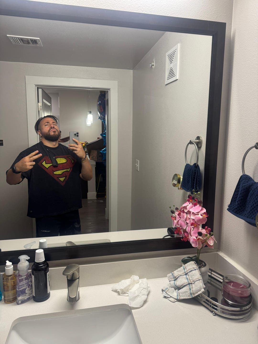 Customer photo review of 4064 - Superman Huge Tees