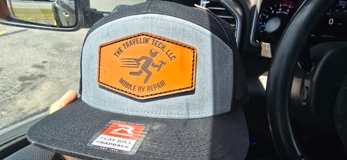Customer photo review of Richardson 112 Custom Leather Patch Hats