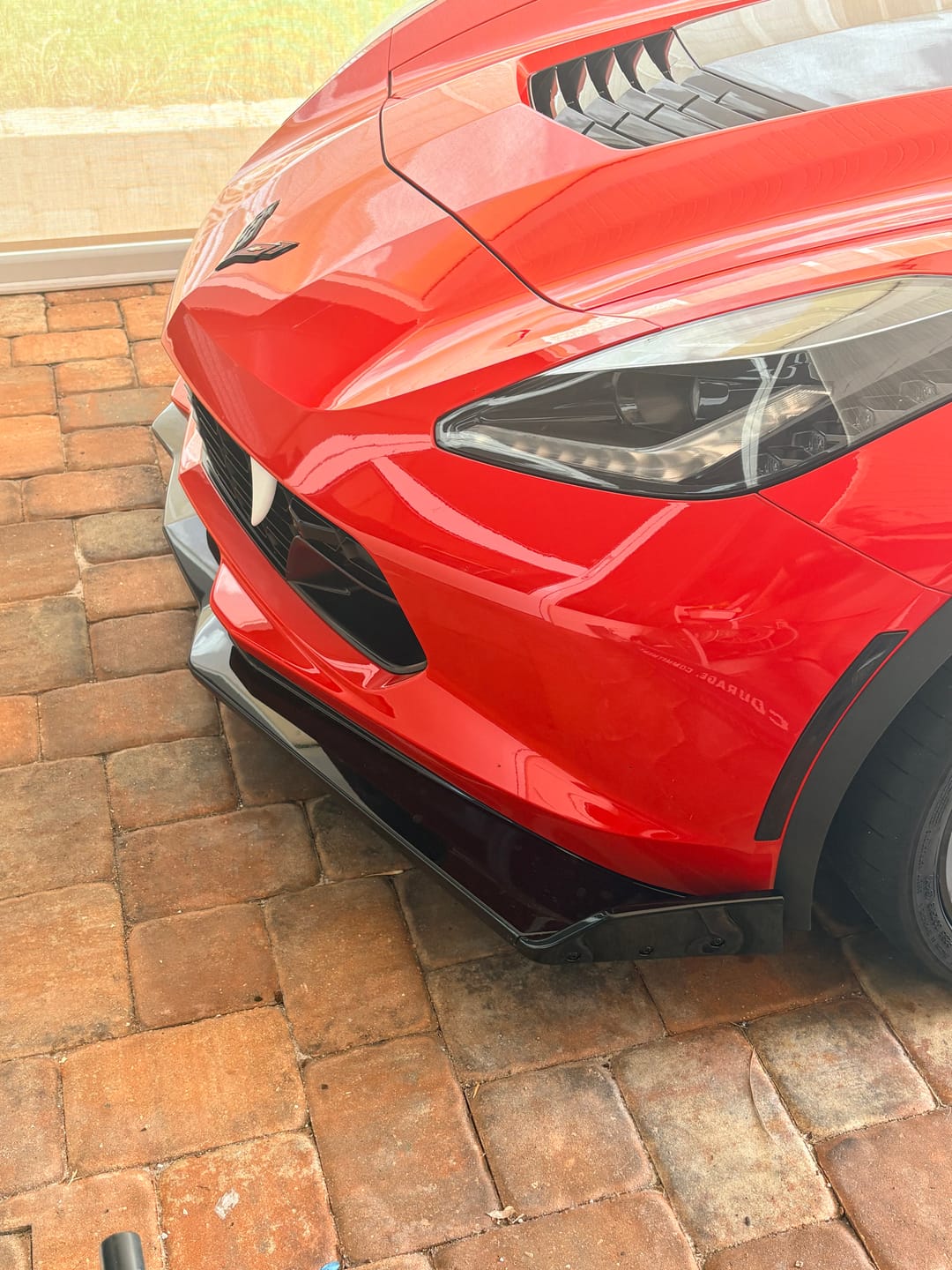 Customer photo review of Corvette C7 Stage 2.5 ZR1 Conversion Extended Front Splitter