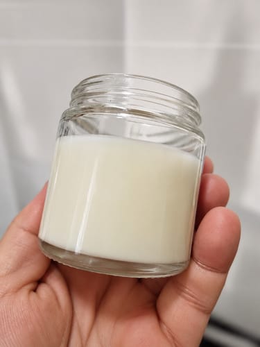 Customer photo review of Cera de Soja + Coco para Velas en Vaso (BPF)