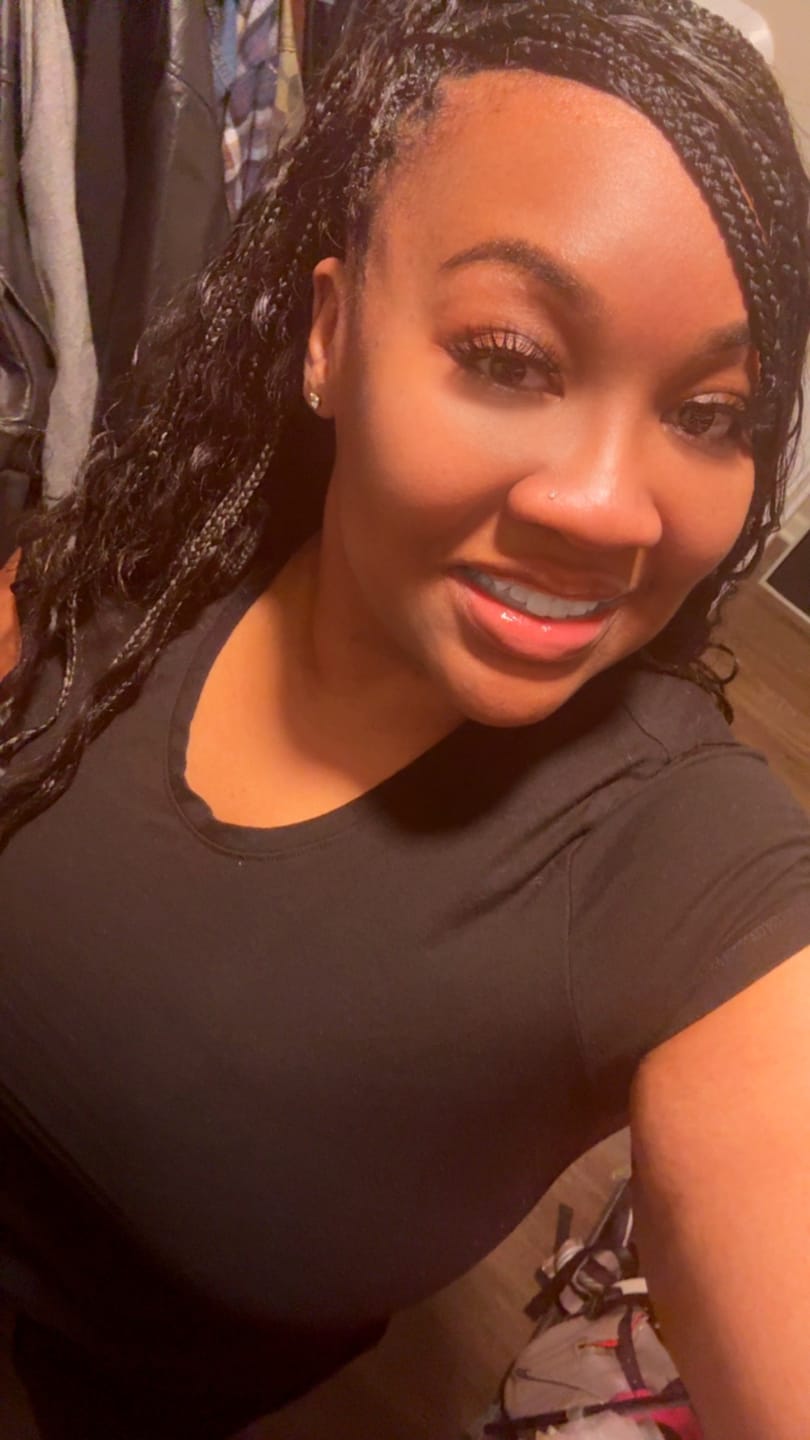 Customer photo review of Natural Color Loose Deep Wave Bulk Human Braiding Hair