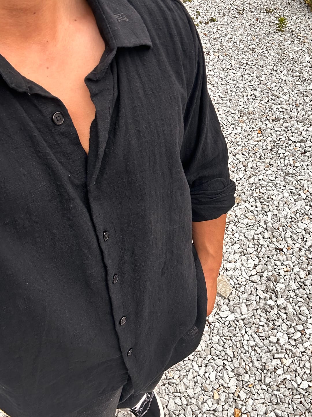Customer photo review of 8095 - Cotton Linen Button-Ups
