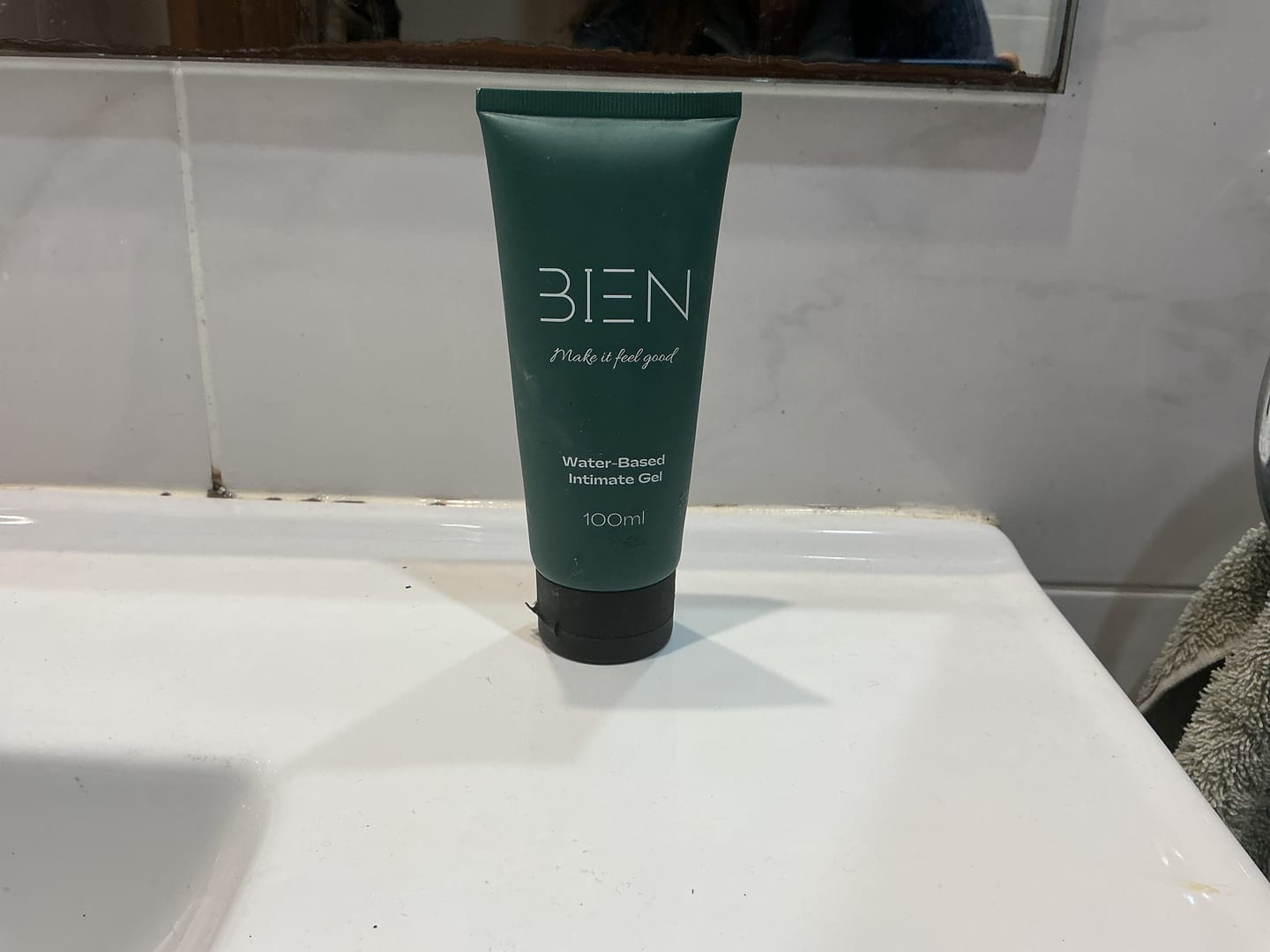 Customer photo review of Water Based Intimate Gel - 100ml