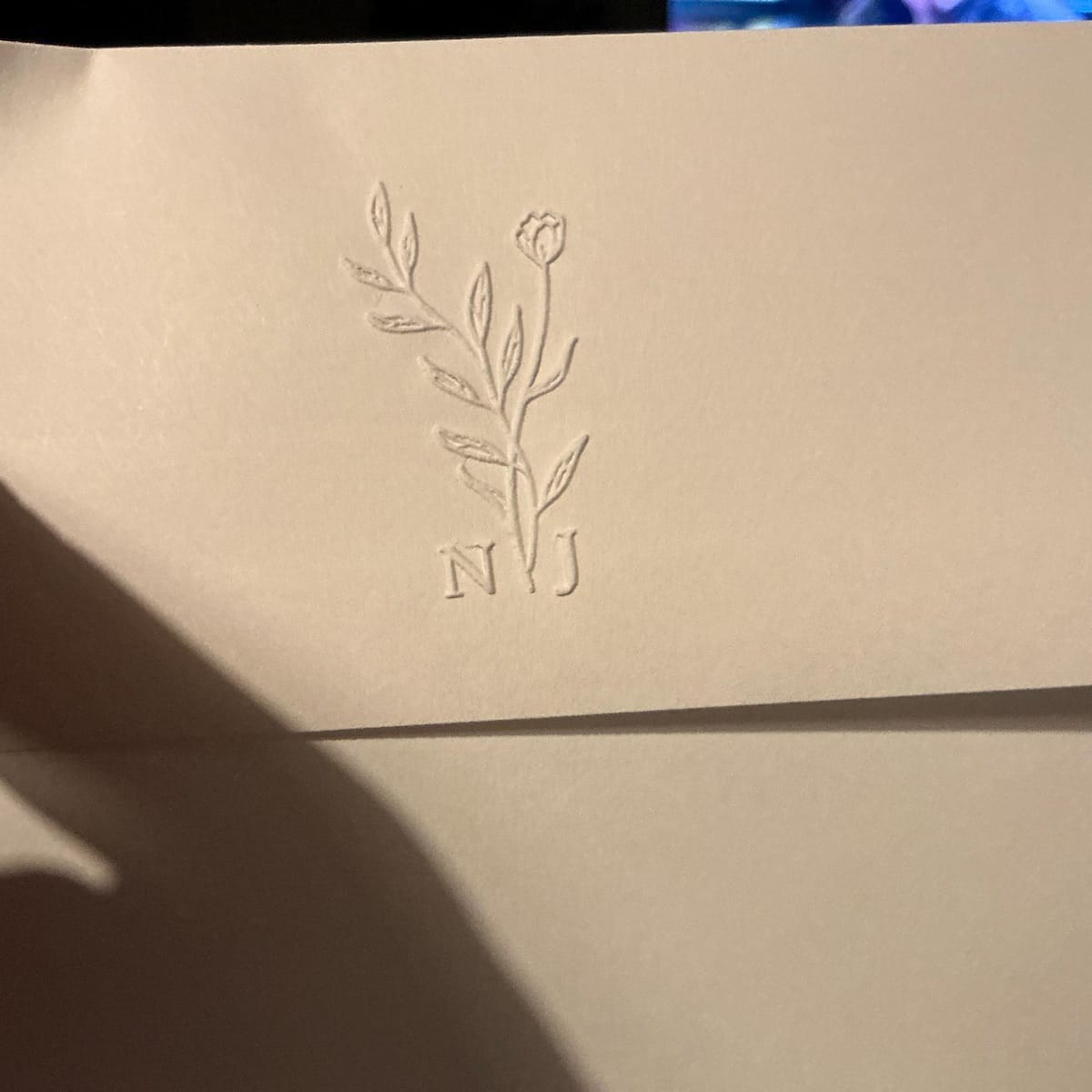 Customer photo review of Monogram Embosser