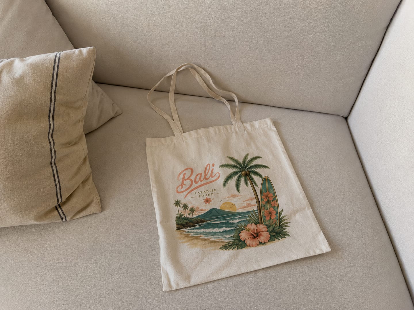 Customer photo review of Tote Bag - Bali Beach