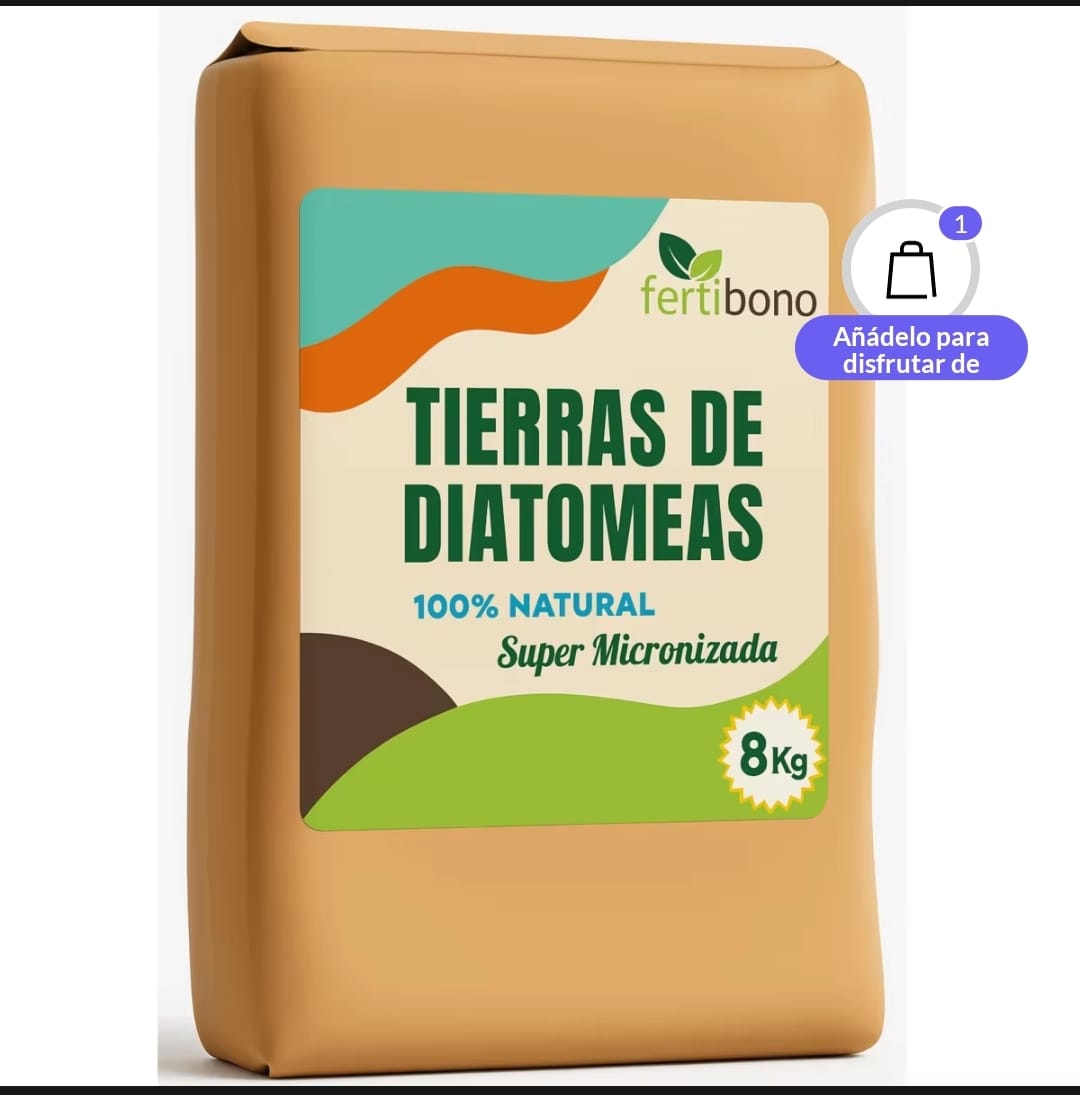 Customer photo review of FERTIBONO Tierra de Diatomeas PREMIUM – 100 % Natural | Polvo Ultrafino 8 kg |Múltiples Aplicaciones | Alta Pureza Super Blanca | Vegano y Seguro