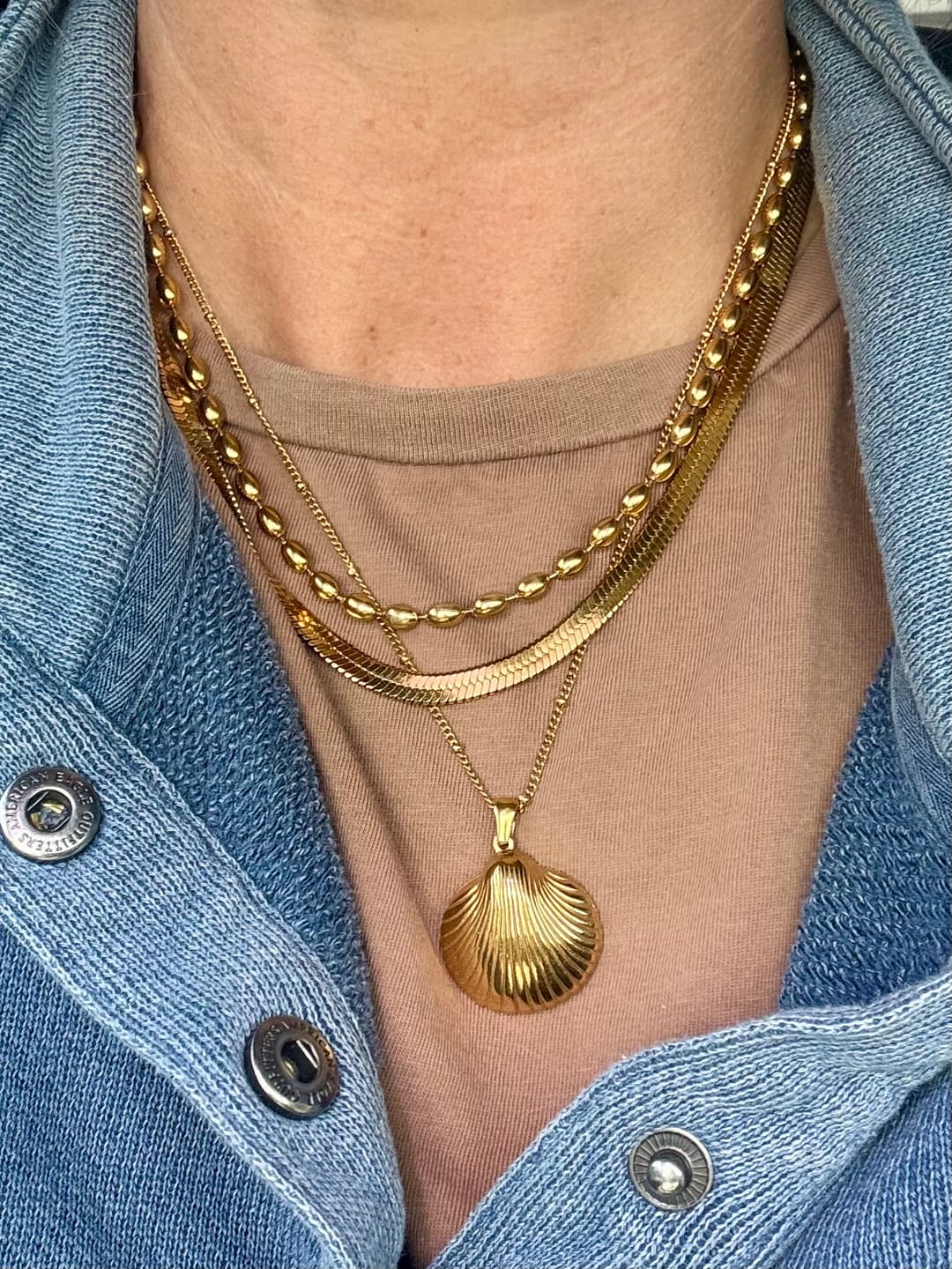 Customer photo review of Malaga Bead Necklace (Bundle)