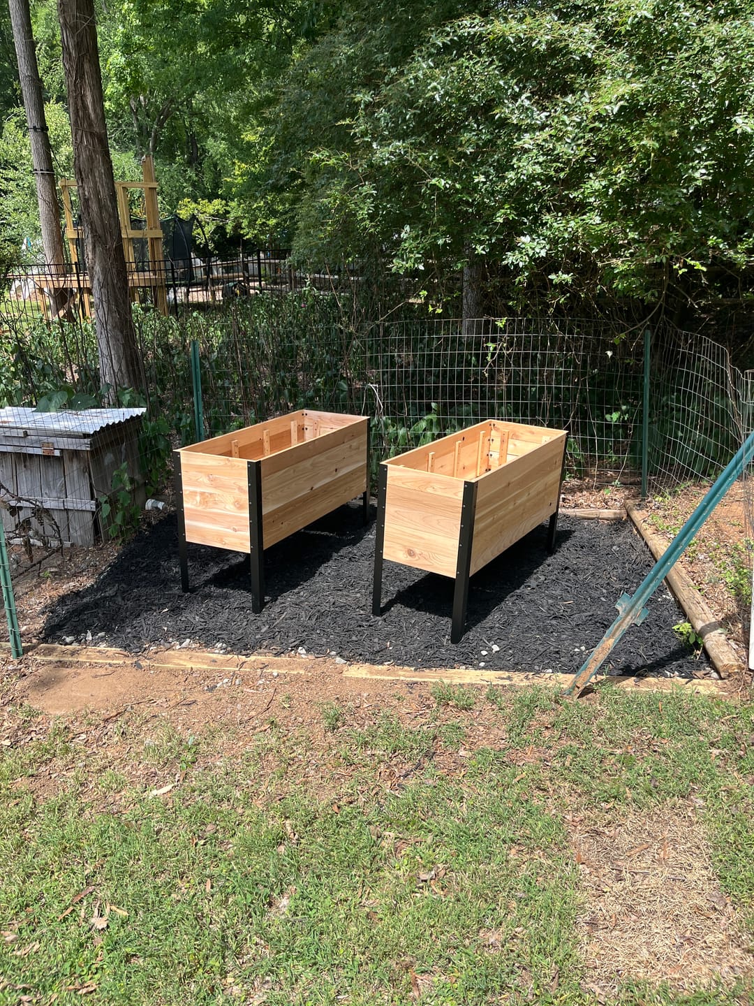Customer photo review of 18″ x 48″ Deep Root Raised Garden Bed - 30″ TALL / Garden Grade