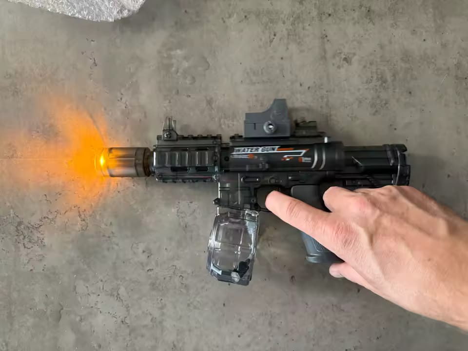 Customer photo review of Lazy Gun