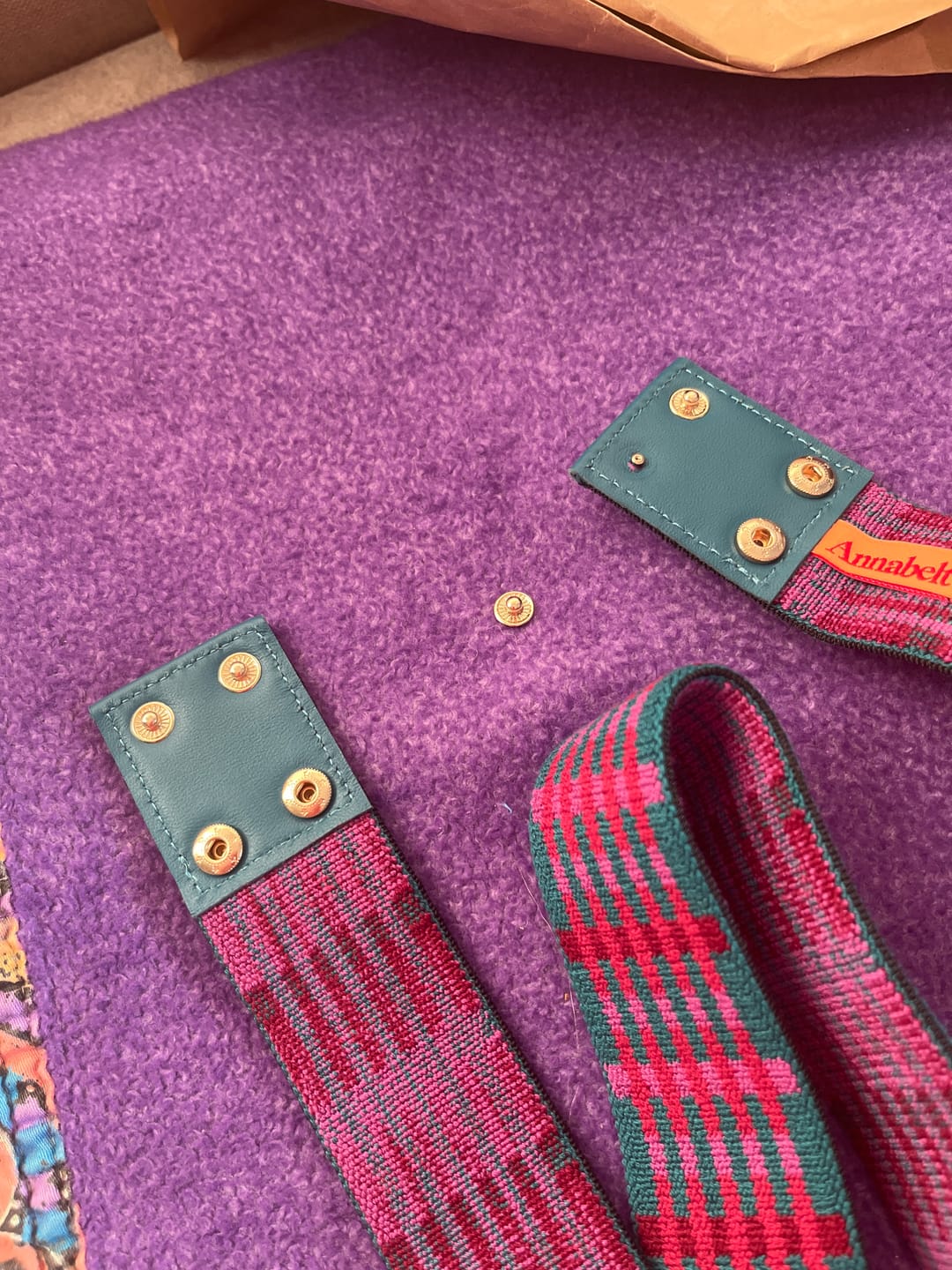 Customer photo review of belt- Green Gossip