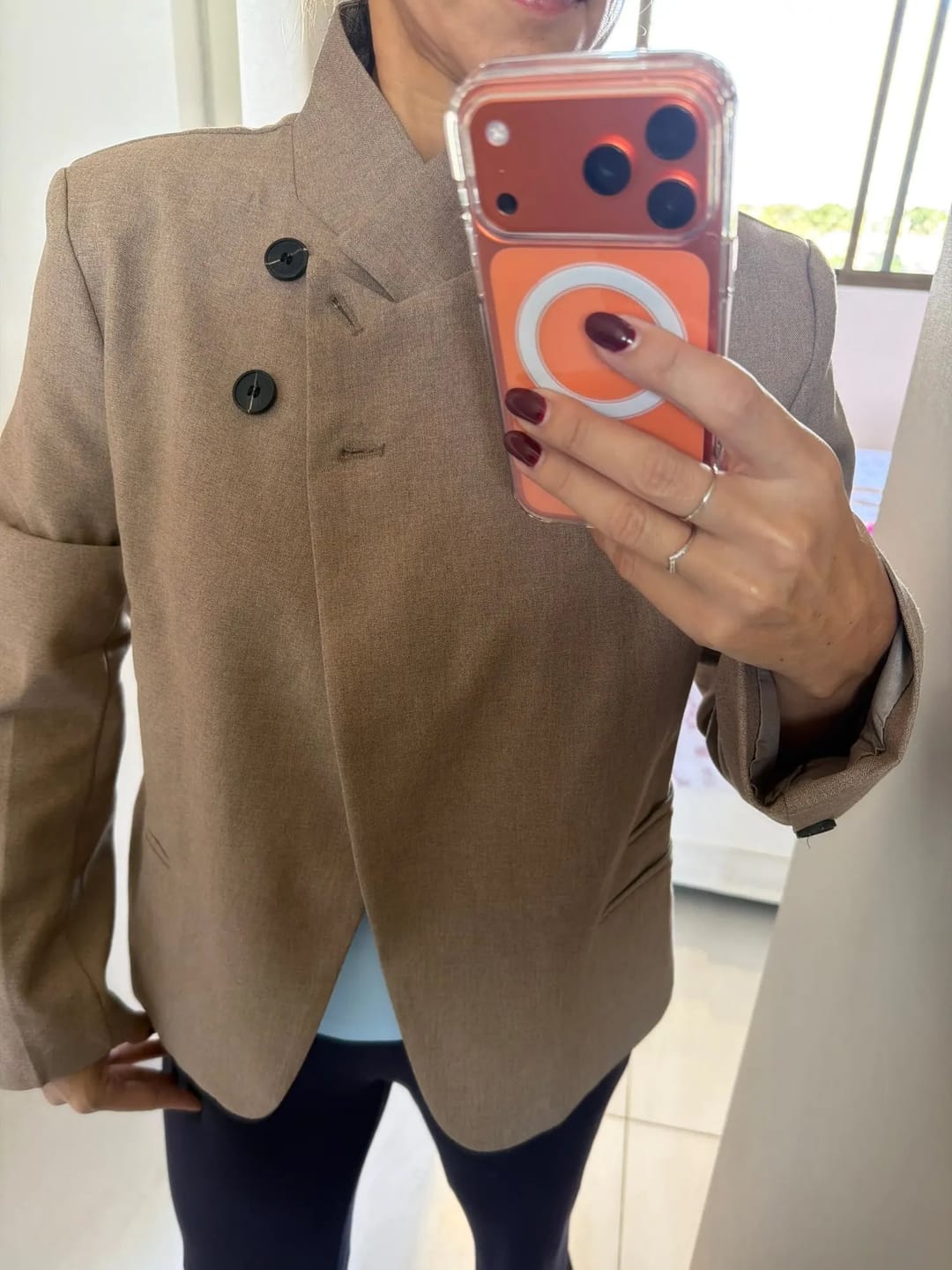 Customer photo review of Beatrice Spring Travel Blazer