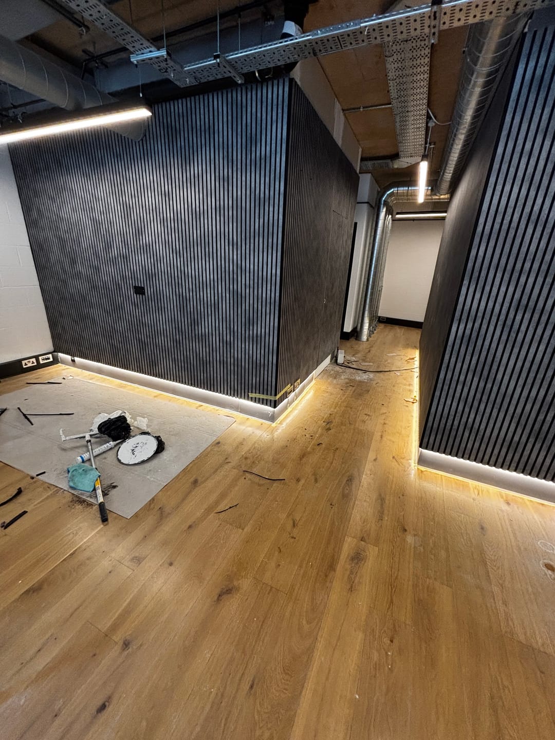 Customer photo review of Bespoke Cut - IP65 Up to 20M Super Length Continuous Run Nano LED COB Strip IP65 8W 3000K Warm White
