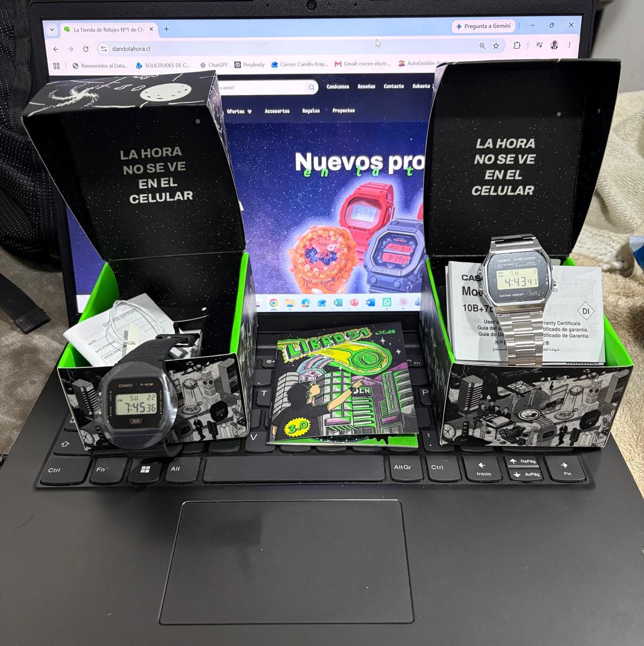 Customer photo review of Reloj Casio Vintage A158WEA-1 Correa de Acero Negro