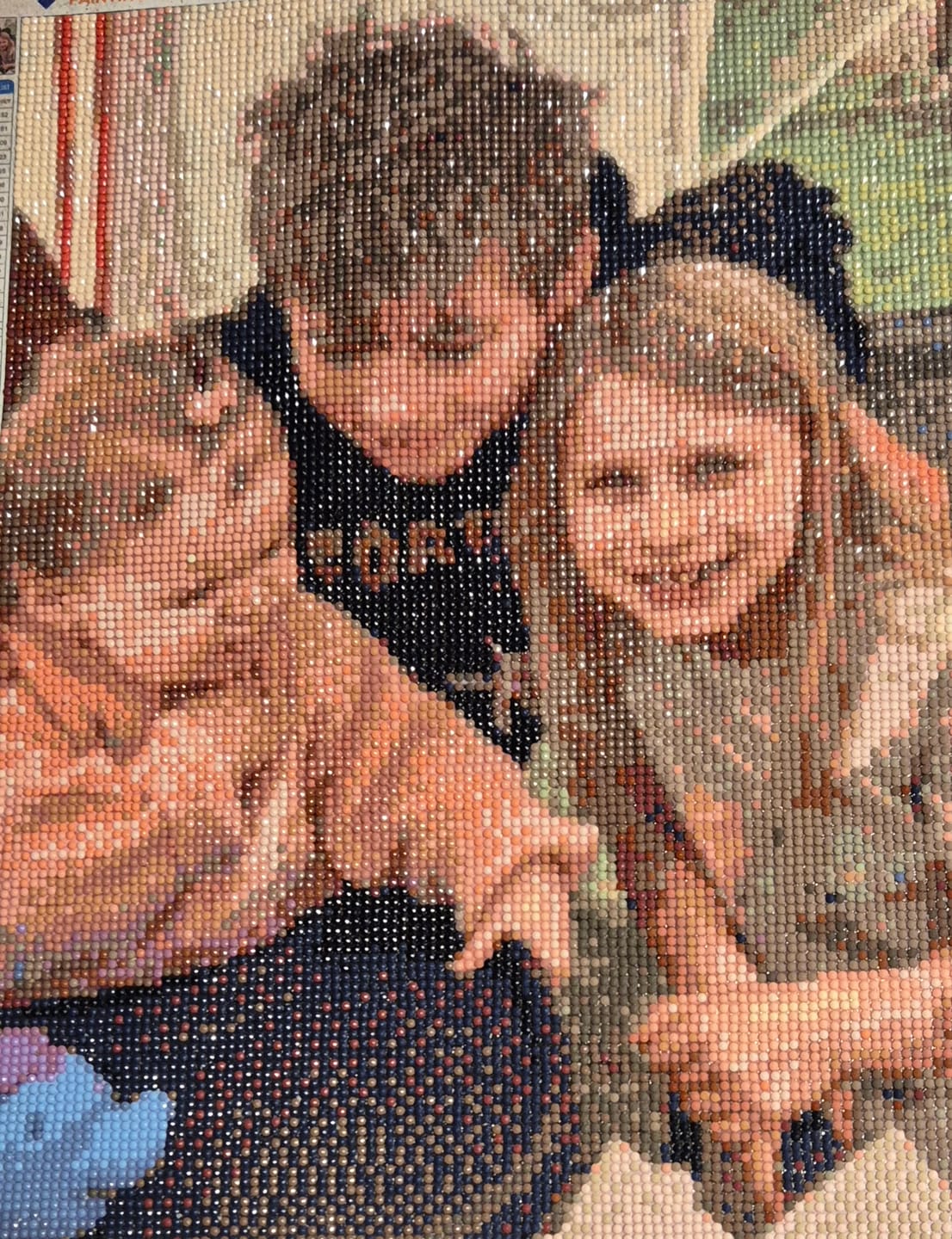 Customer photo review of Eigen Foto Diamond Painting