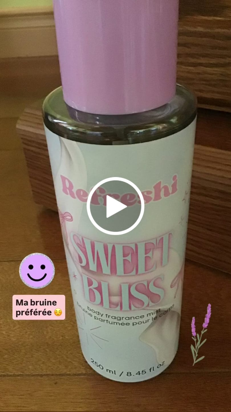 Customer video review of Sweet Bliss Body Fragrance Mist