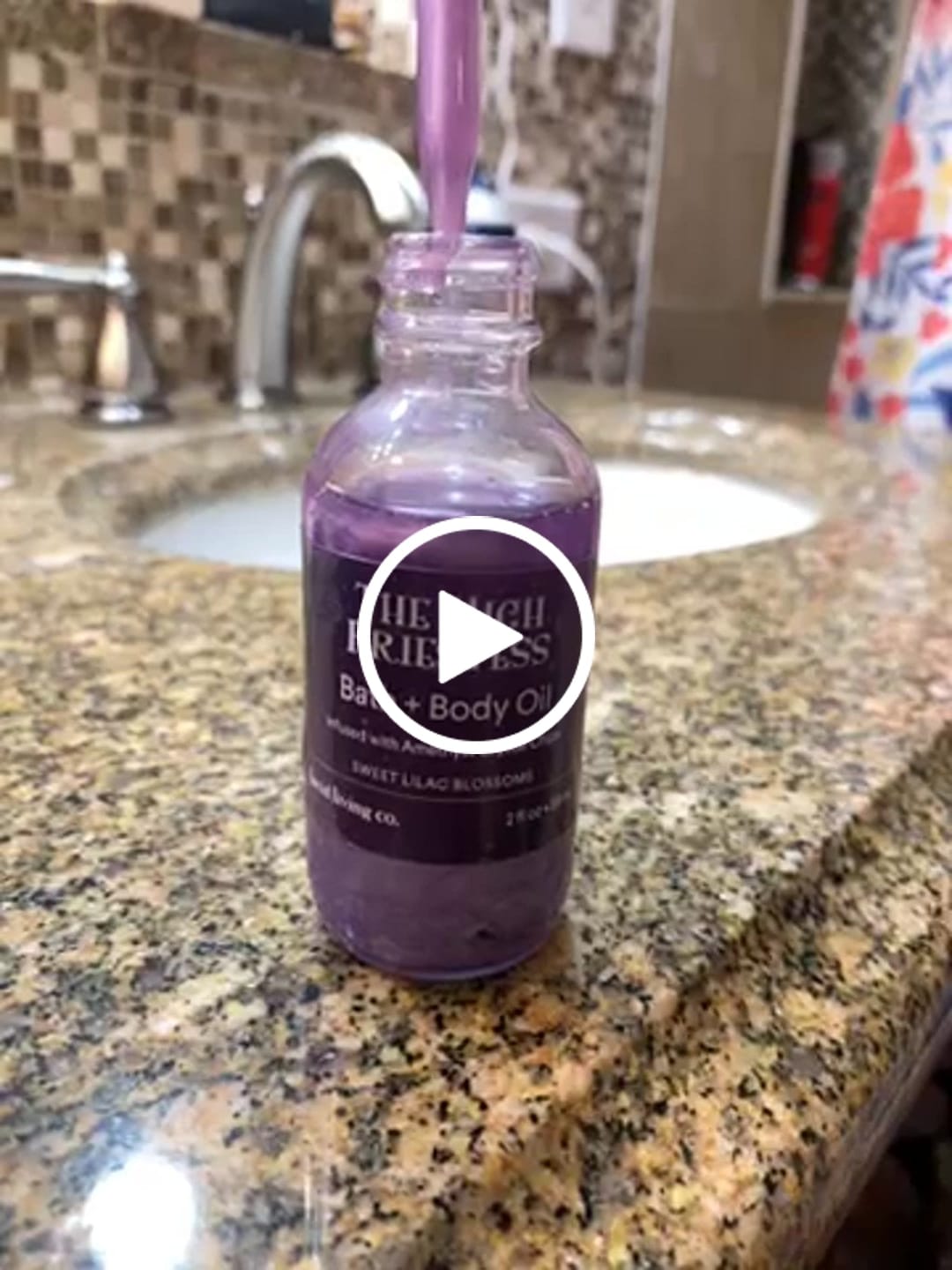 Customer video review of The High Priestess Bath & Body Oil